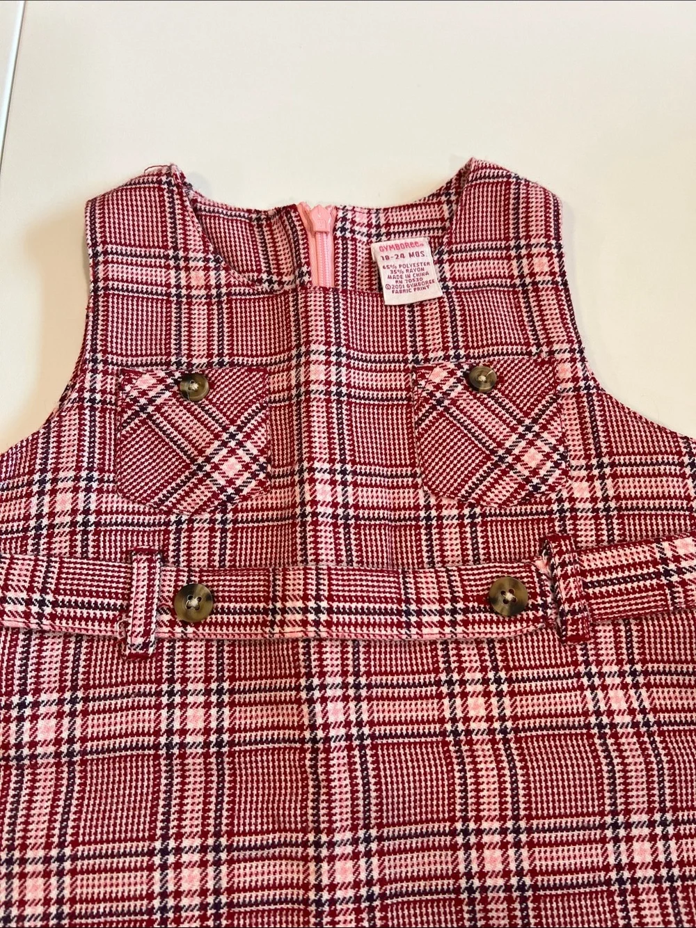 Gymboree sleeveless plaid
